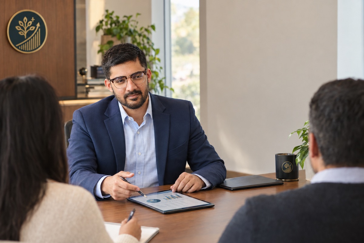 Vivekanand Ramakrishnan meeting with clients